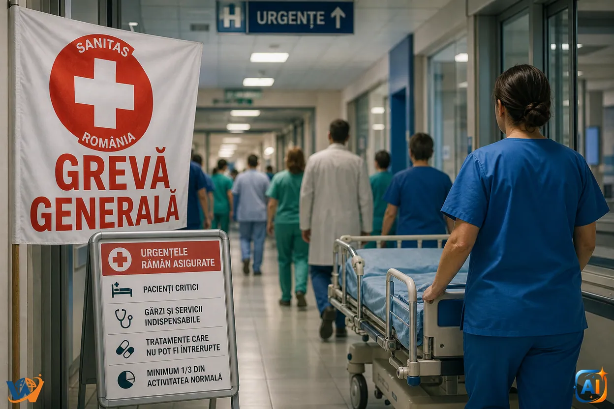 SANITAS confirmă greva în aproximativ 400 de spitale