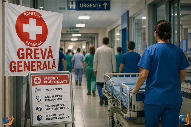 SANITAS confirmă greva în aproximativ 400 de spitale