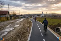Piste de biciclete, dar fără canalizare