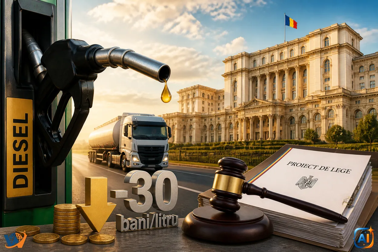 Motorina s-ar putea ieftini din nou. Senatul a votat reducerea accizei