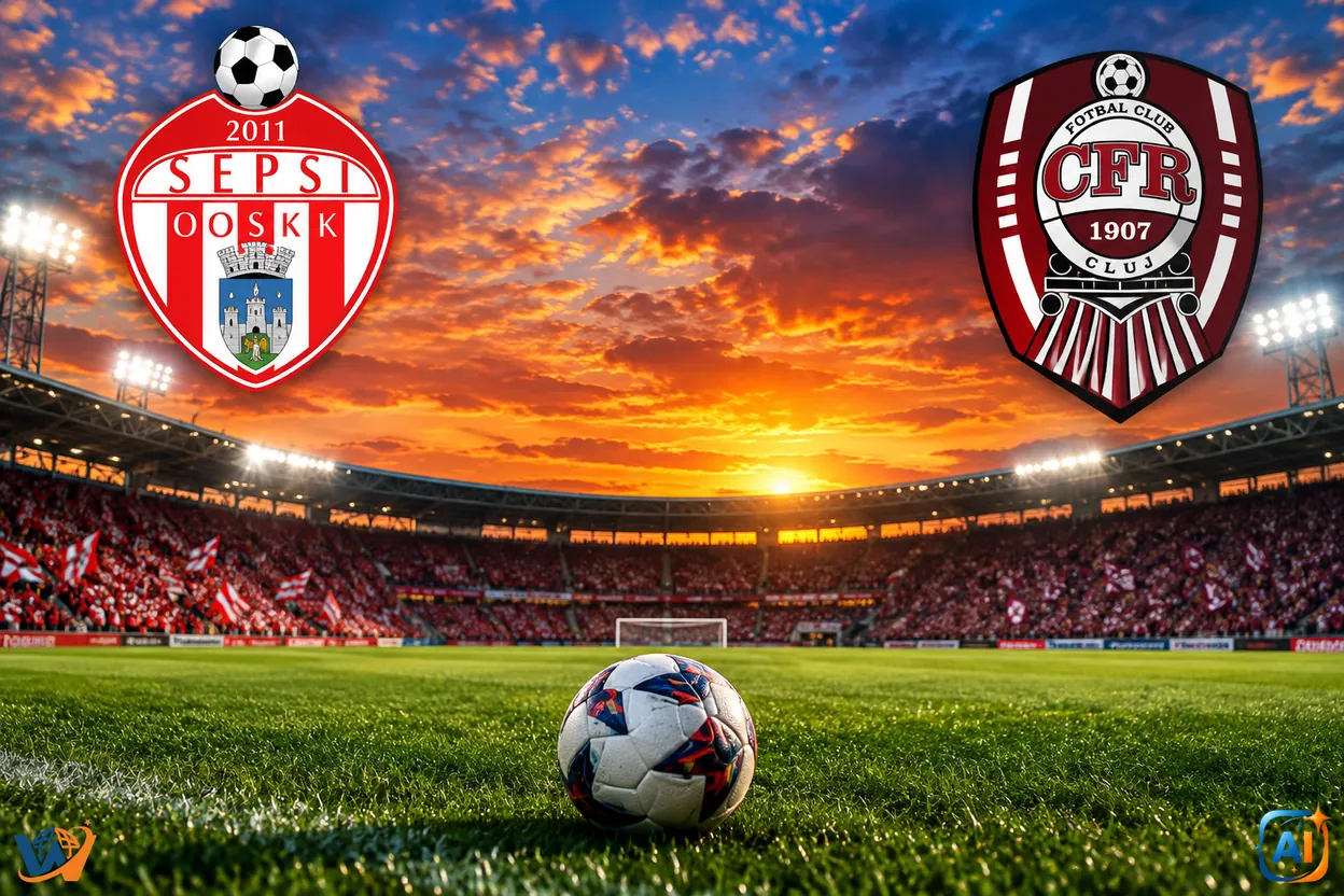 Sepsi – CFR Cluj, de la 18:30. CFR poate urca provizoriu pe locul 6