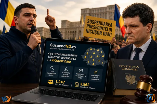 Simion lansează platforma „SuspendND” și cere sprijin pentru suspendarea lui Nicușor Dan