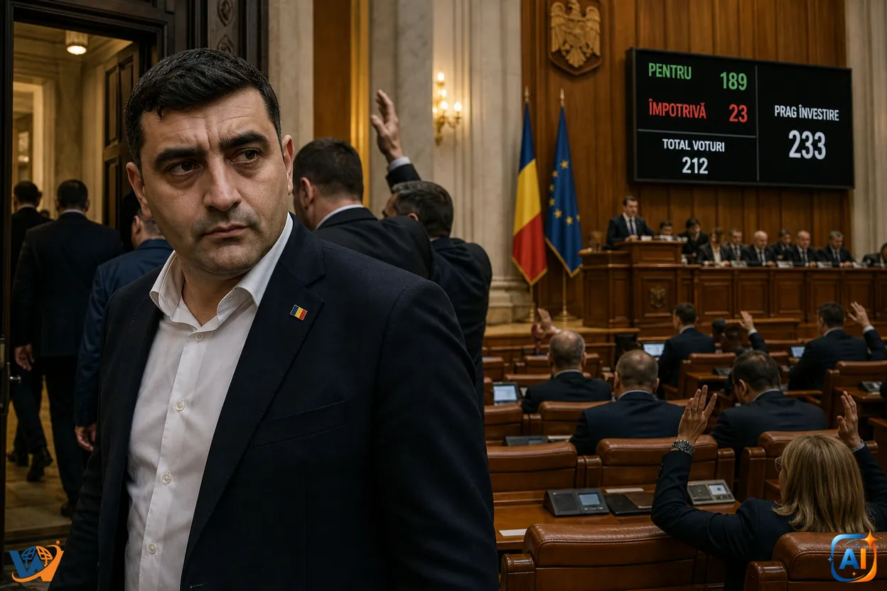Simion, tactica de galerie în Parlament