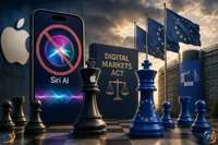 Siri AI întârzie în Europa: duel Apple-UE