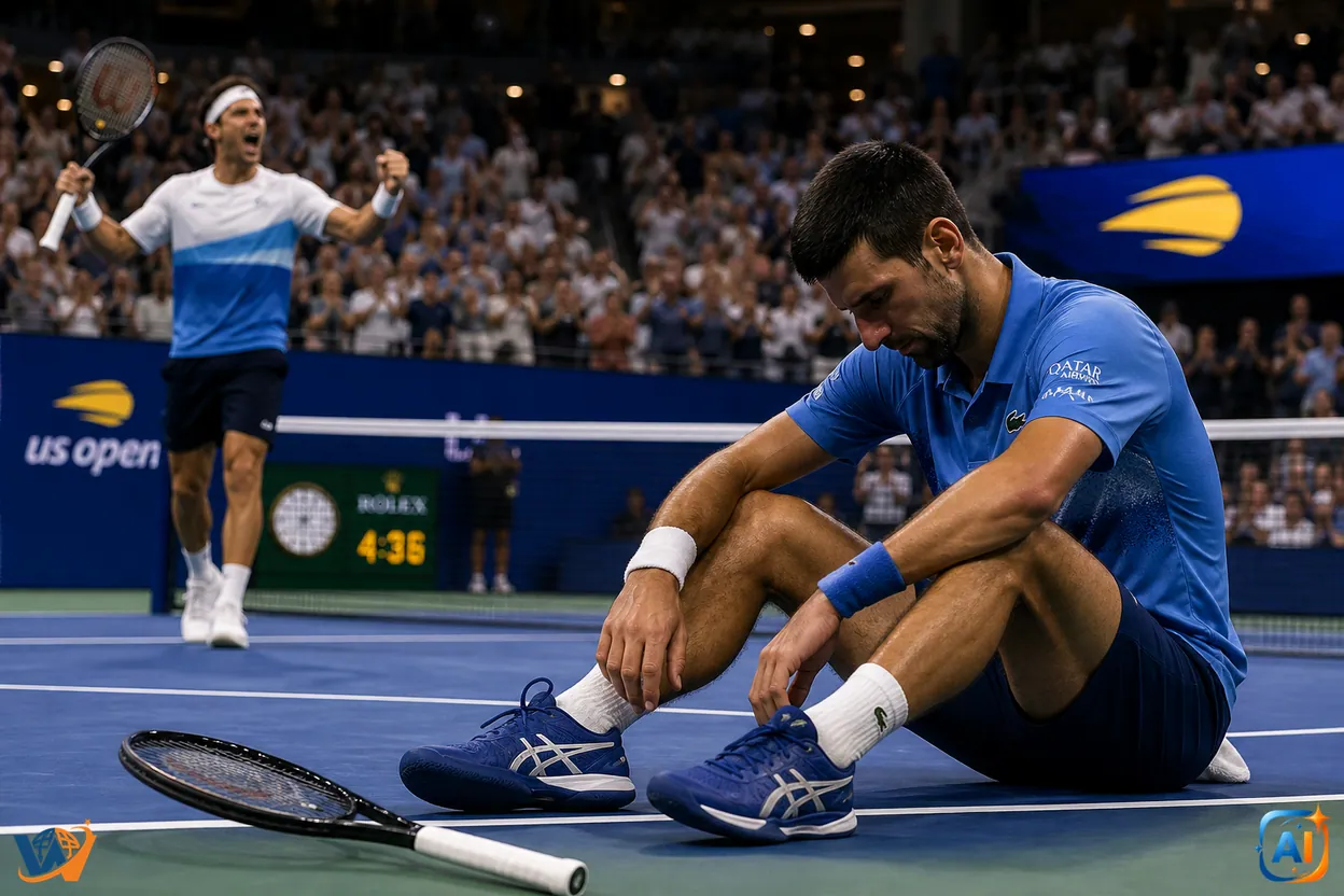 Șoc la US Open: Djokovic, eliminat din primul tur