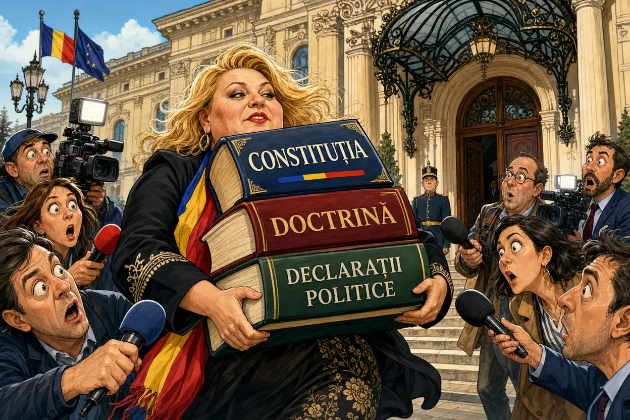 Șoșoacă, vizită cu „bibliotecă” la Cotroceni: ce cadouri i-a dus lui Nicușor Dan