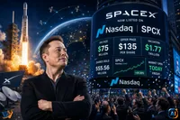 SpaceX intră pe bursă cu listare record