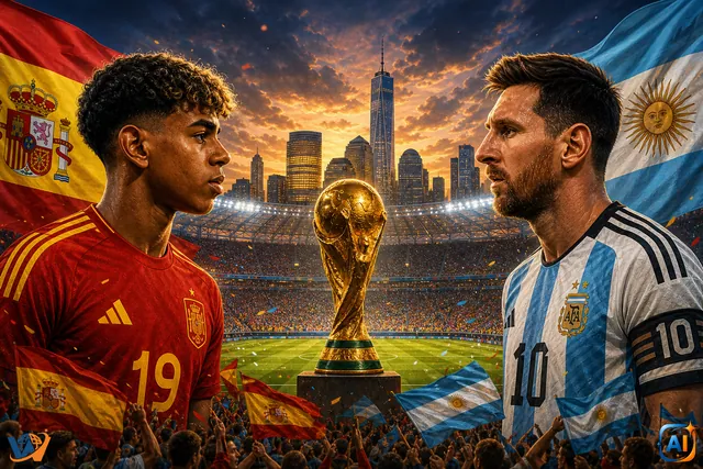 Spania–Argentina, finala uriașă a Cupei Mondiale 2026