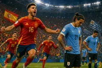 Spania are test de foc cu Uruguay