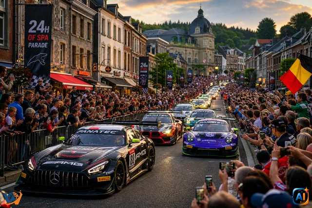 Spectacol uriaș la 24 Hours of Spa