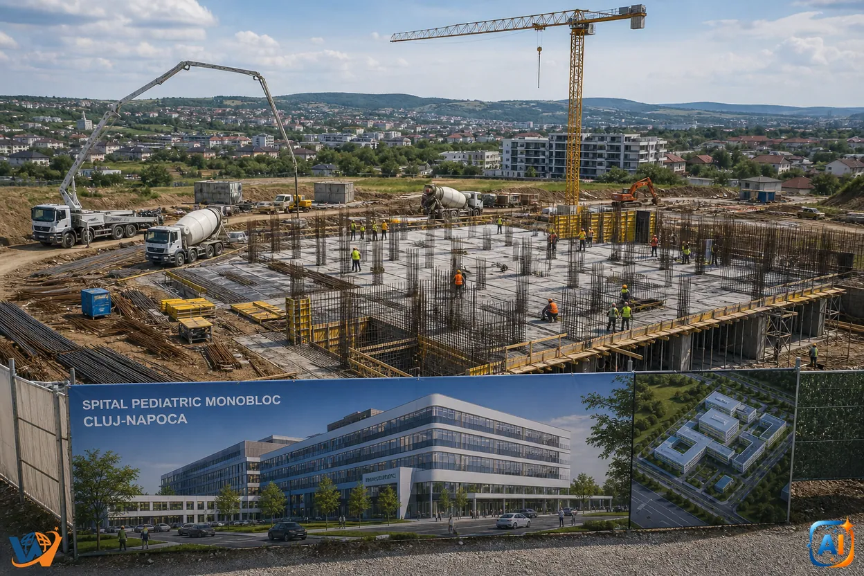 Spitalul Pediatric Monobloc avansează în Borhanci
