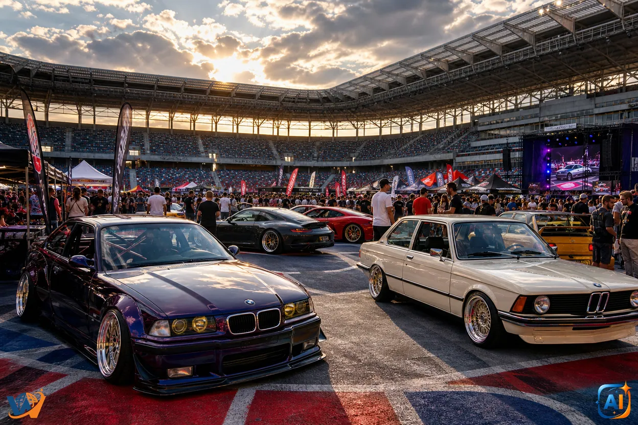 Stadionul Steaua devine capitala mașinilor spectaculoase