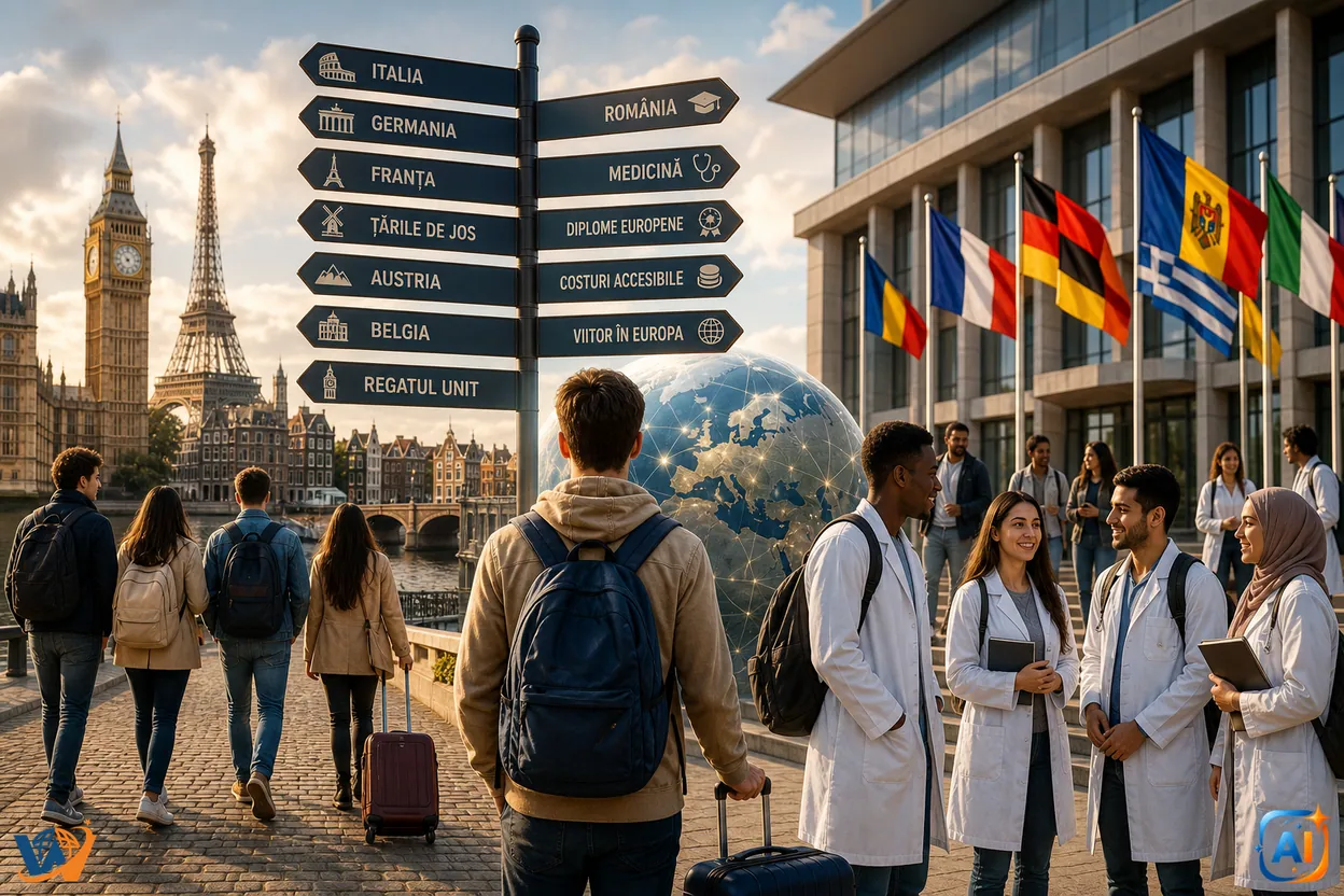 Studenții români pleacă, străinii aleg tot mai des România