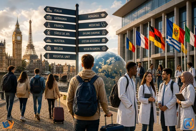 Studenții români pleacă, străinii aleg tot mai des România