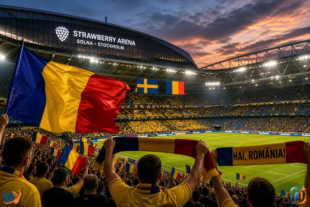 Suedia–România: 2.200 de bilete pentru fanii tricolorilor