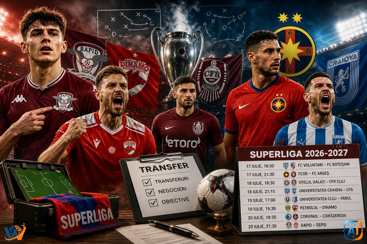 SuperLiga fierbe înainte de start