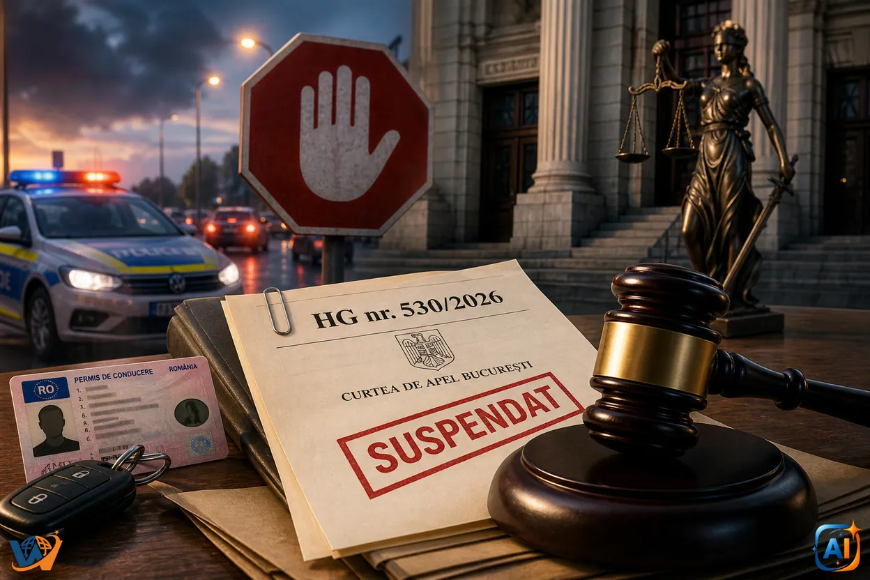 Suspendarea permisului pentru amenzi neplătite, blocată înainte de 25 august