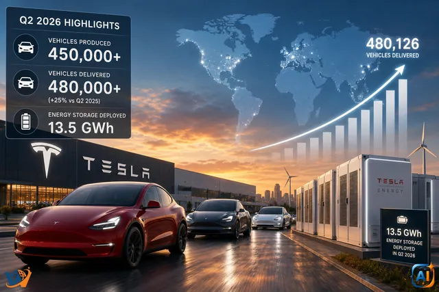 Tesla surprinde piața cu livrări peste așteptări