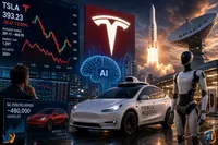 Tesla fierbe pe bursă: AI, SpaceX, robotaxi