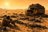 Tragedie în Sahara: zeci de migranți au murit de sete după ce camionul s-a stricat în deșert