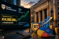 Tranzacție uriașă cu acțiuni Banca Transilvania