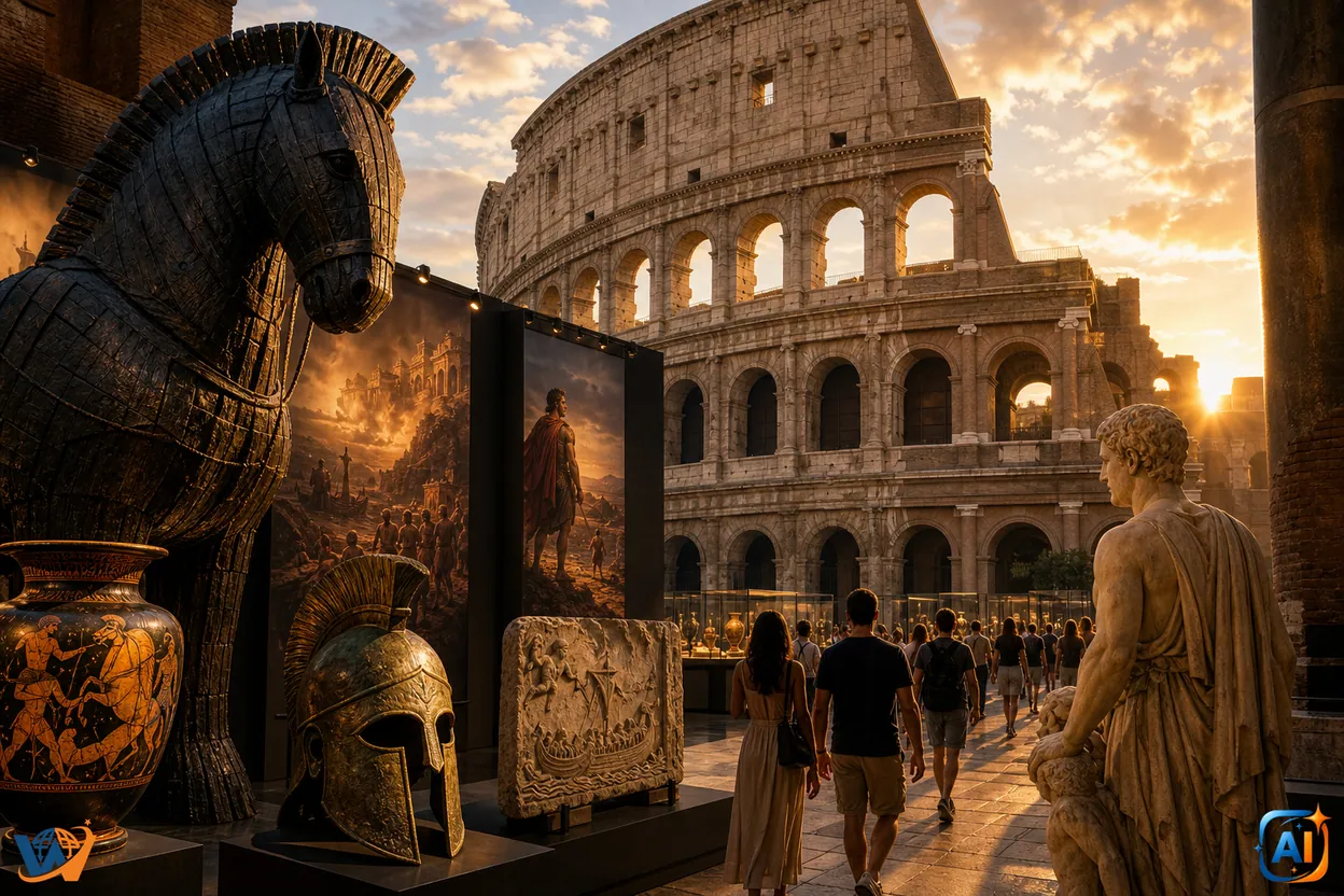 Troia cucerește Colosseumul