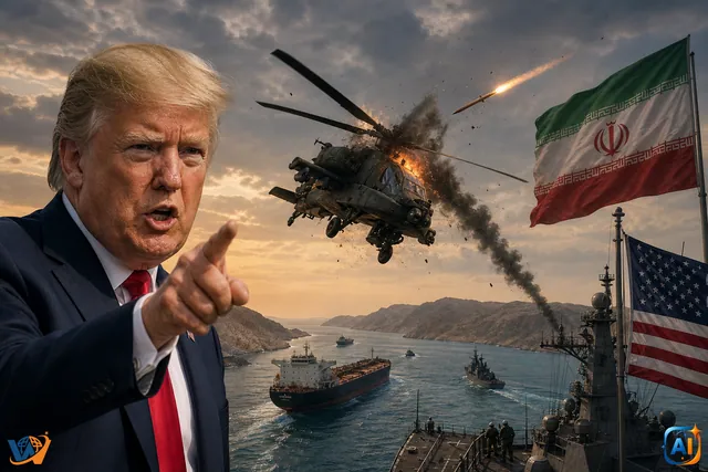 Trump acuză Iranul după doborârea unui elicopter Apache. „SUA trebuie să răspundă”