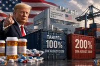Trump anunță tarife de până la 200% la medicamente