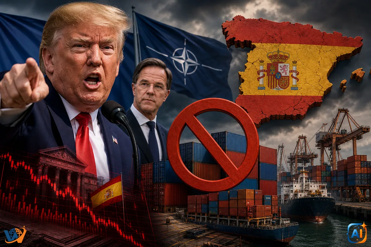 Trump amenință Spania: „Tăiați tot comerțul”