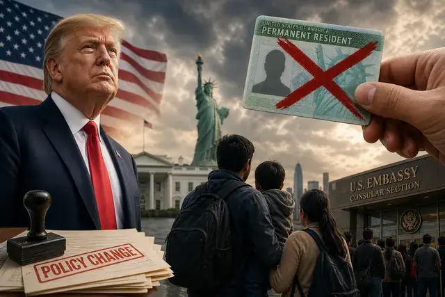 Trump schimbă regulile pentru Green Card