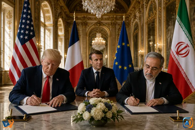 Trump și Iranul semnează acordul de la Versailles - Macron: „Deschide calea către o pace durabilă”