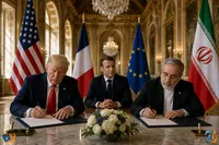 Trump și Iranul semnează acordul de la Versailles - Macron: „Deschide calea către o pace durabilă”