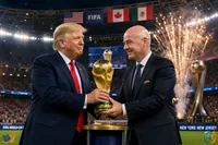 Trump va înmâna trofeul Cupei Mondiale