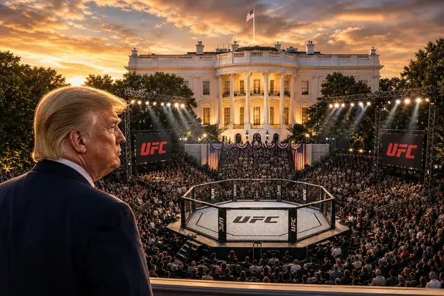 Trump vrea lupte UFC la Casa Albă. Plan fără precedent pentru 2027