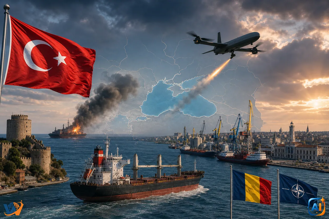 Turcia cere oprirea atacurilor în Marea Neagră. România e aproape