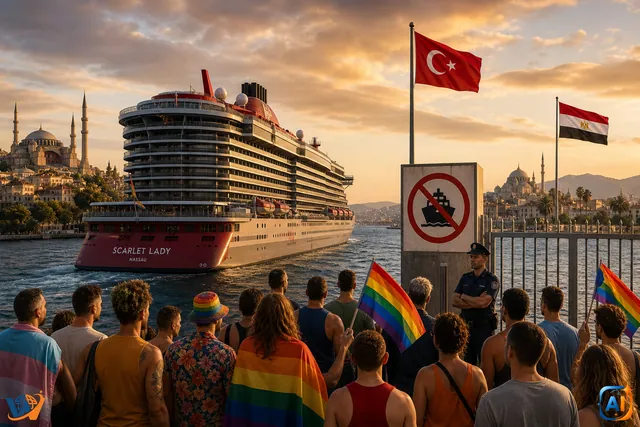 Turcia a interzis accesul unei croaziere cu aproape 2.000 de pasageri LGBTQ+ - Și Egiptul a refuzat ulterior nava