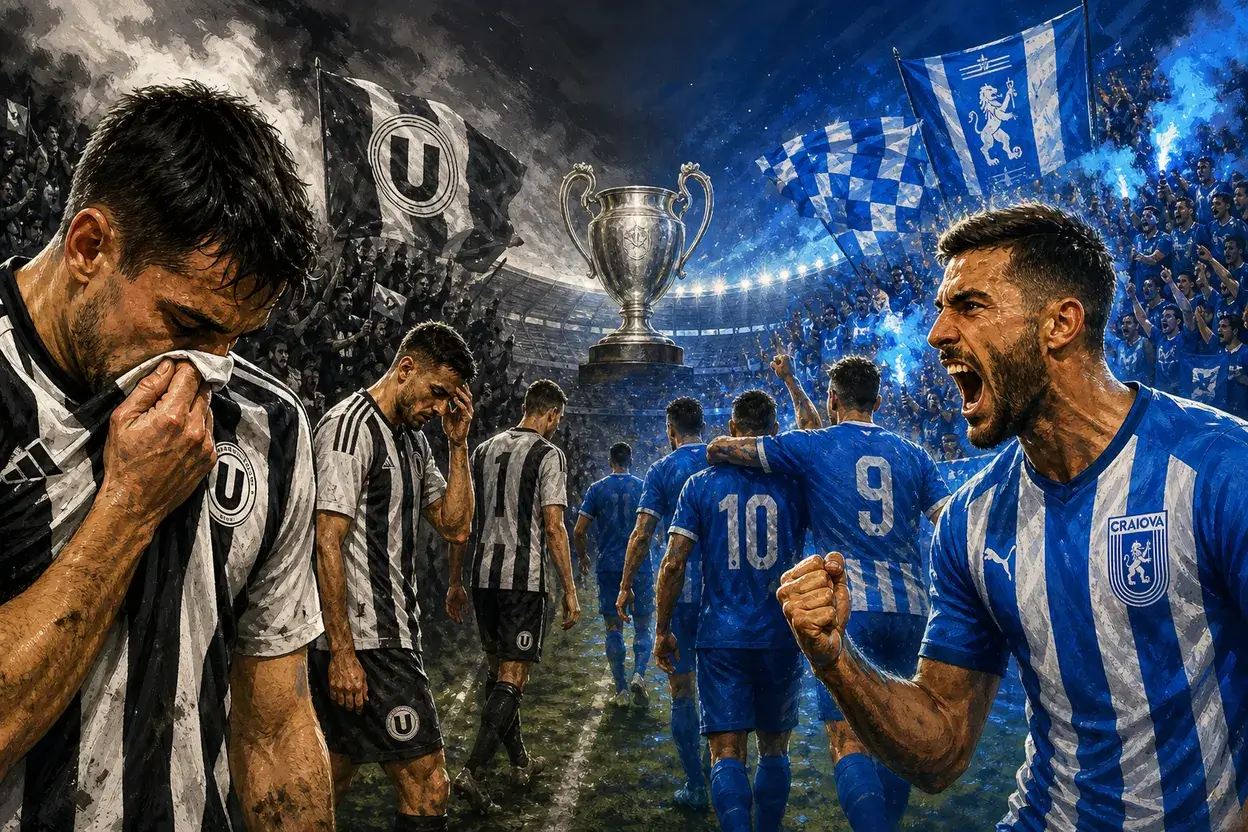 U Cluj caută revanșa cu Craiova după finala pierdută