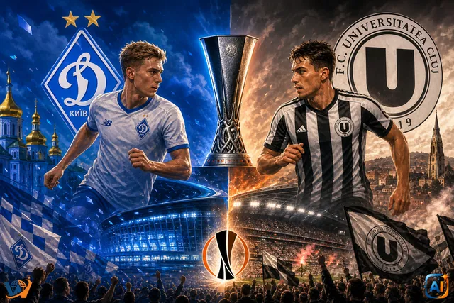 U Cluj dă peste Dinamo Kiev în Europa