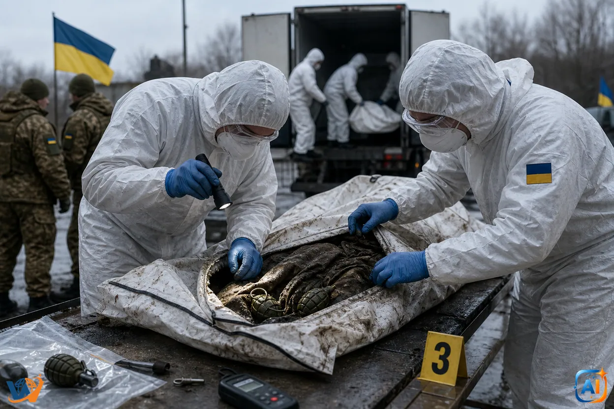 Rusia, acuzată că ascunde grenade în cadavrele soldaților ucraineni repatriați