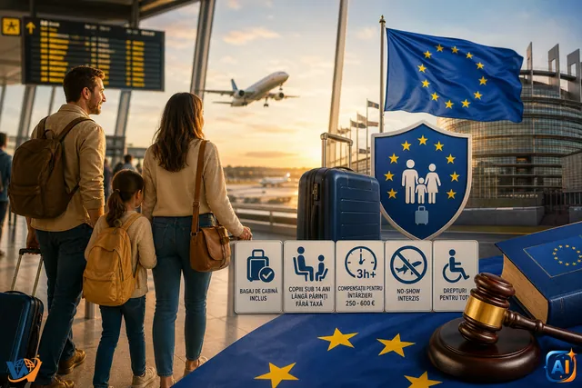 UE lovește taxele ascunse la biletele de avion