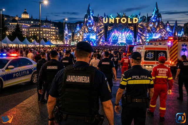 UNTOLD 2026, sub pază masivă la Cluj