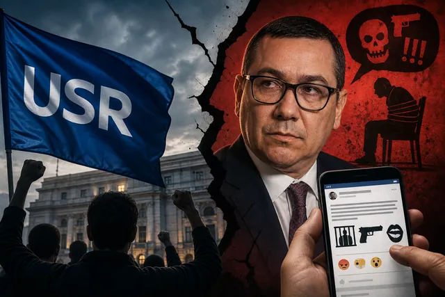 USR îl acuză pe Ponta de apel la violență