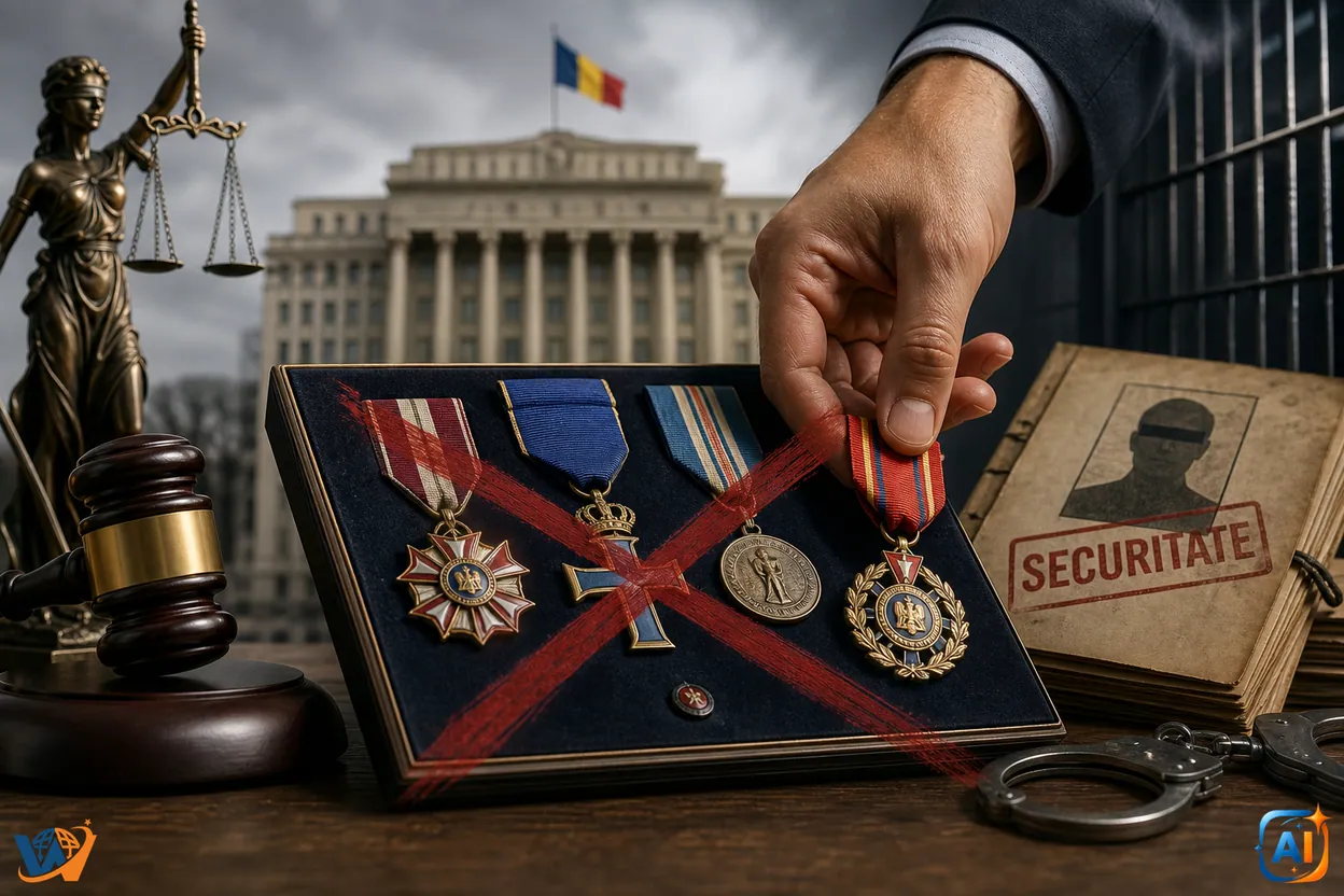 USR vrea retragerea decorațiilor pentru condamnați și foști colaboratori ai Securității