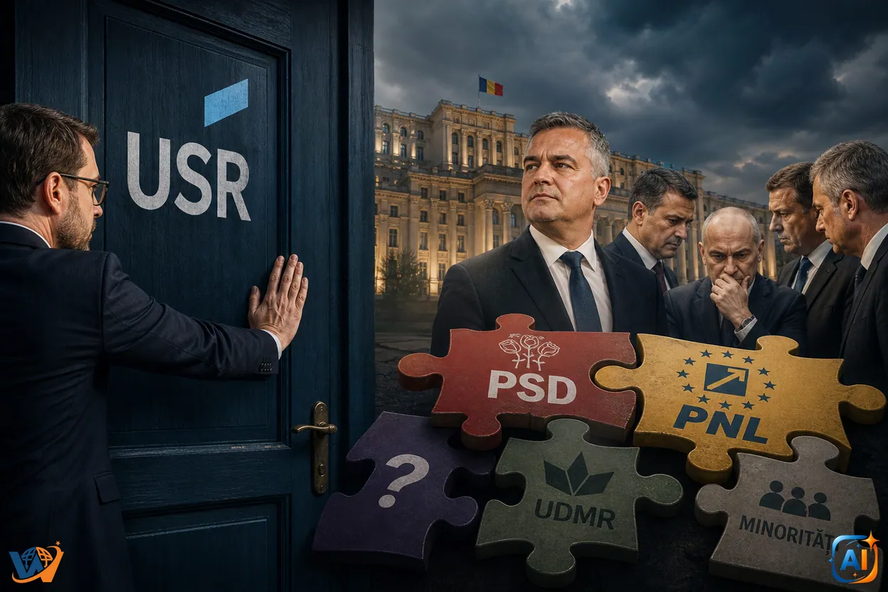 USR refuză guvernarea cu PSD după nominalizarea lui Veștea