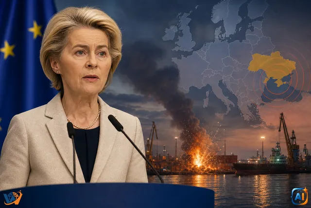 Ursula von der Leyen: Incidentul din Constanța arată că războiul se apropie de granițele UE