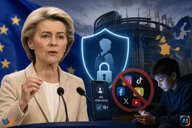 Ursula von der Leyen susține limitarea accesului copiilor la rețelele sociale
