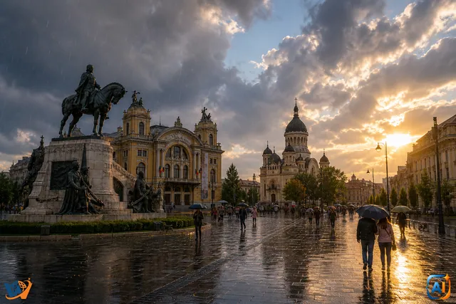 Vreme schimbătoare la Cluj: vin averse