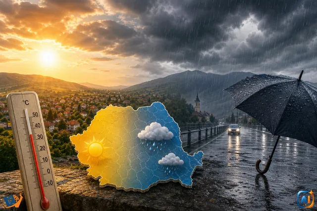 Vremea se schimbă: răcire și ploi în România
