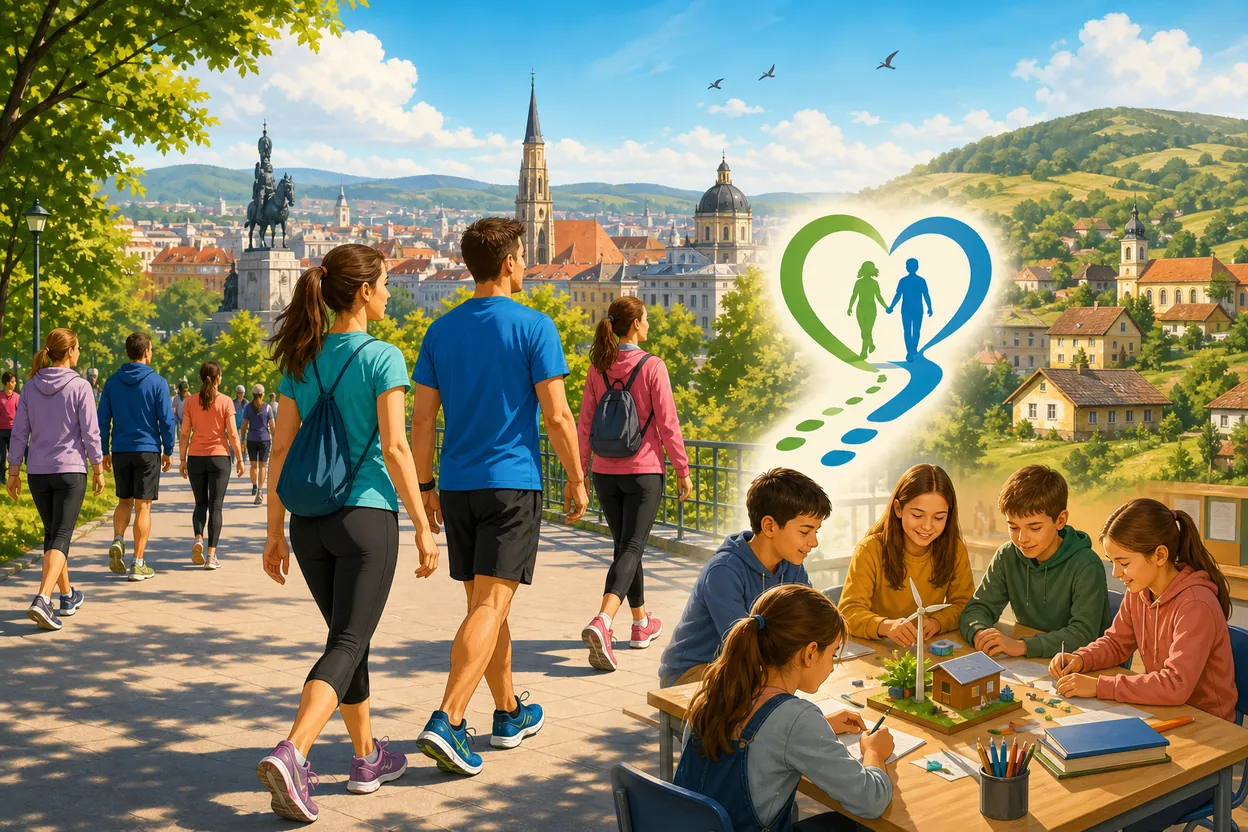 Clujul se pune în mișcare pentru educație. Începe Walking Month 2026