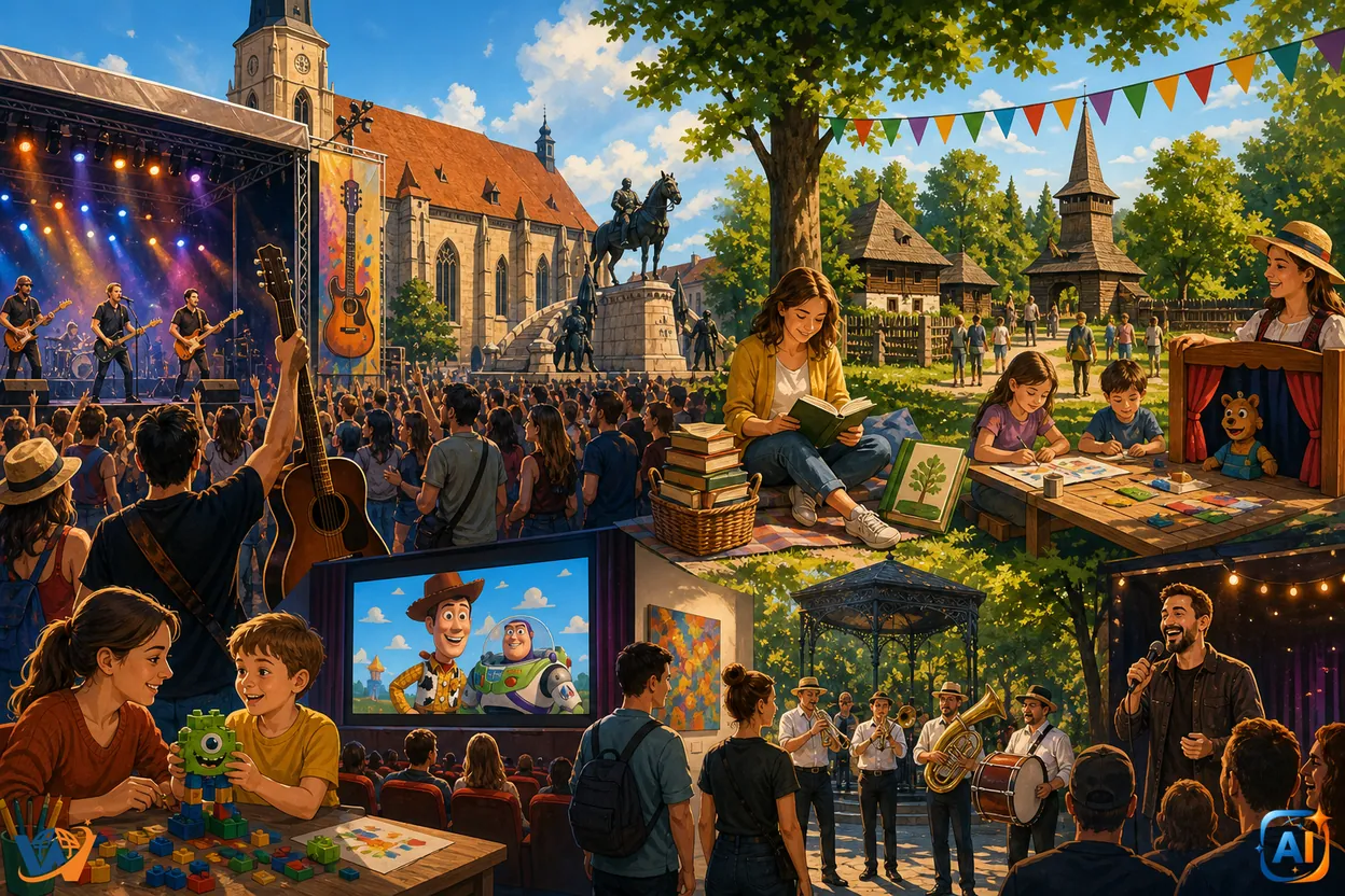 Weekend plin la Cluj: concerte, filme și activități gratuite